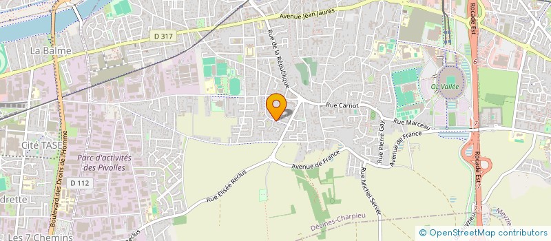 localisation de l'entreprise MADAME CELYA HIBON  VILLEURBANNE