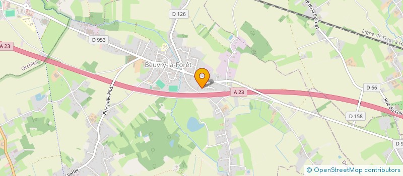 localisation de l'entreprise MADAME CELYA MARISSAL  BEUVRY-LA-FORET