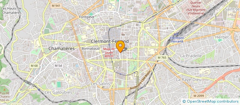 localisation de l'entreprise MADAME CELYNE COURMONT à CLERMONT-FERRAND