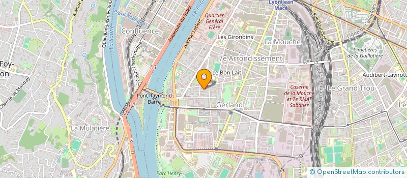 localisation de l'entreprise MADAME CELYNE LAMMIN  LYON