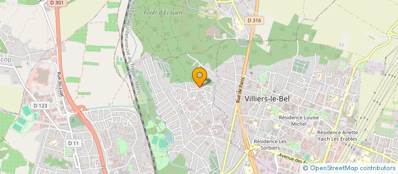 localisation de l'entreprise MADAME CEMILE YALAP  SARCELLES