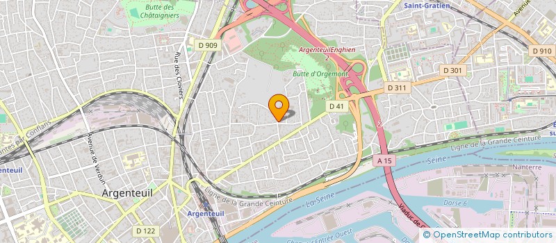 localisation de l'entreprise MADAME CENDRINE AGUESSEAU  ARGENTEUIL