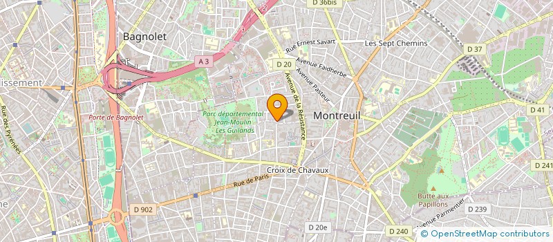 localisation de l'entreprise MADAME CENDRINE BONAMI REDLER à MONTREUIL