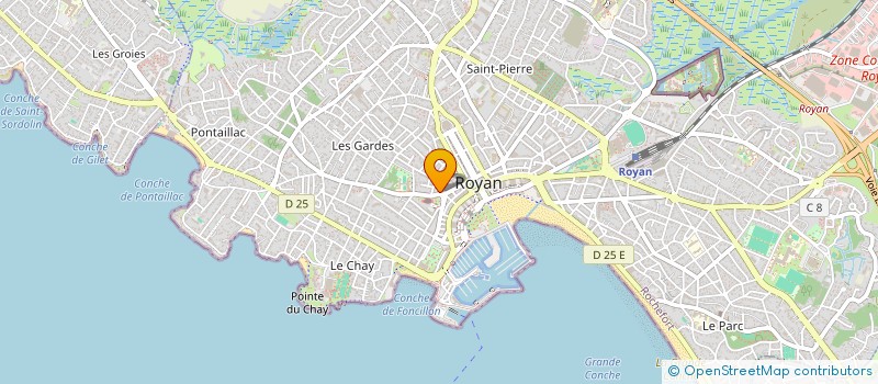 localisation de l'entreprise MADAME CENDRINE CABRERA  ROYAN