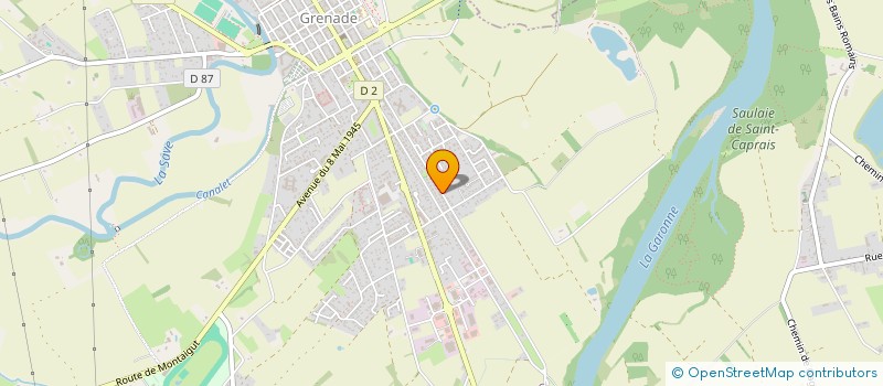 localisation de l'entreprise MADAME CENDRINE CARLESSI  GRENADE