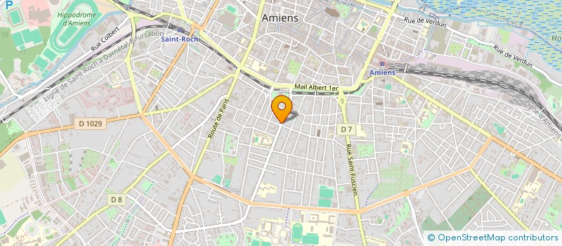 localisation de l'entreprise MADAME CENDRINE CARON  AMIENS