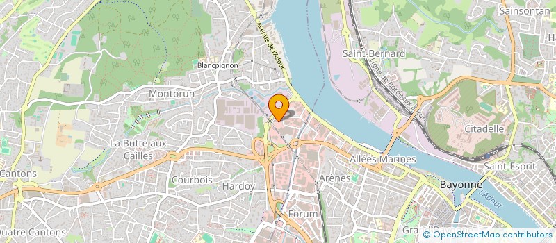 localisation de l'entreprise MADAME CENDRINE CASSIEDE  ANGLET