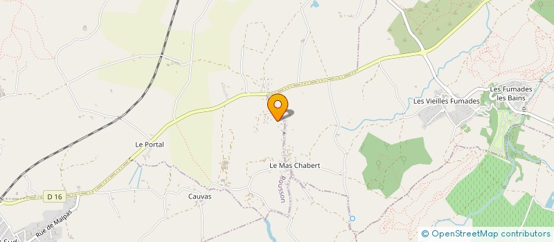 localisation de l'entreprise MADAME CENDRINE CHEVALIER  ROUSSON