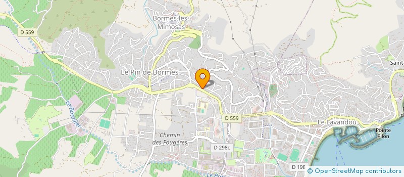localisation de l'entreprise MADAME CENDRINE CLAVEAU  BORMES-LES-MIMOSAS