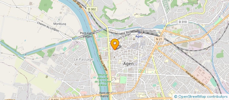 localisation de l'entreprise MADAME CENDRINE COUTURIER à AGEN