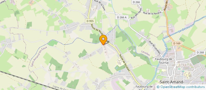 localisation de l'entreprise MADAME CENDRINE DELARRE  SAINT-AMAND-LES-EAUX