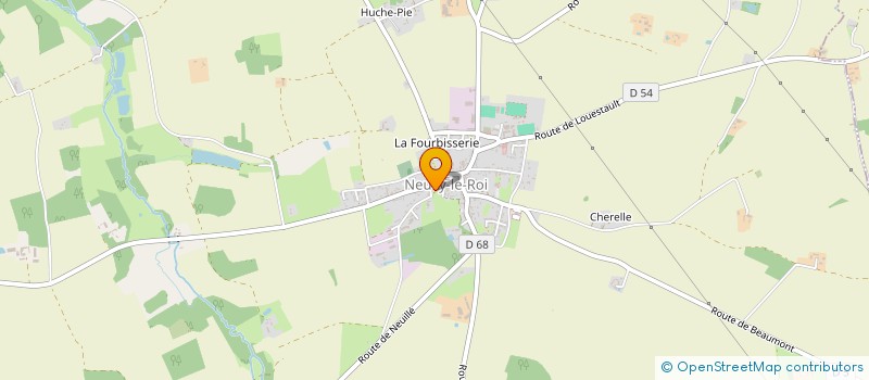 localisation de l'entreprise MADAME CENDRINE DUPRE  NEUVY-LE-ROI