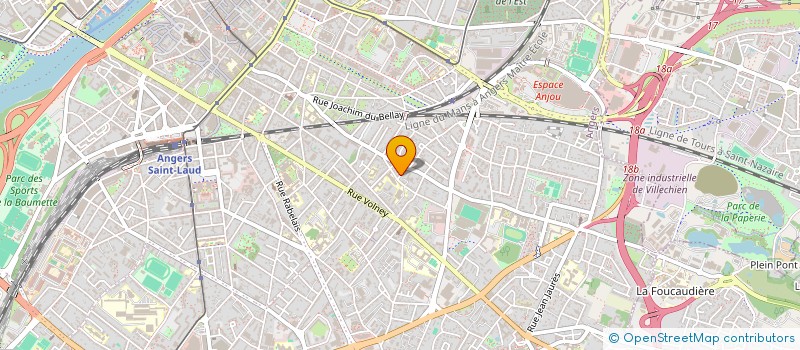 localisation de l'entreprise MADAME CENDRINE GAUME  ANGERS