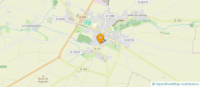 localisation de l'entreprise MADAME CENDRINE GUIBERTEAU  AULNAY