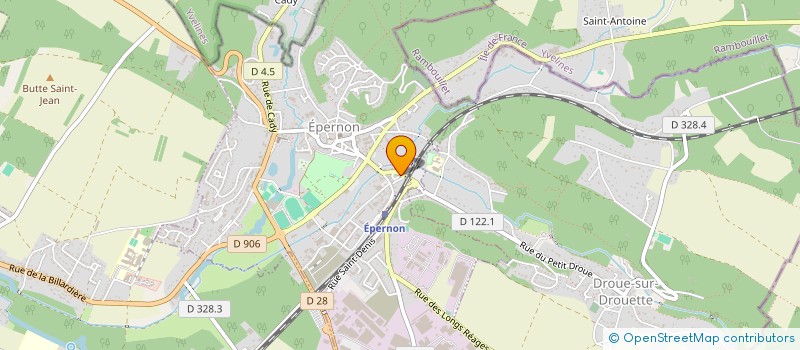 localisation de l'entreprise MADAME CENDRINE HEBERT à EPERNON