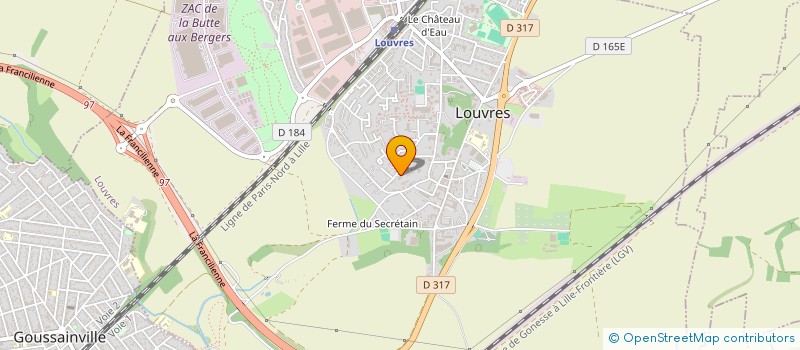 localisation de l'entreprise MADAME CENDRINE JALLAIS  LOUVRES