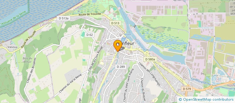 localisation de l'entreprise MADAME CENDRINE JOSSELIN à HONFLEUR