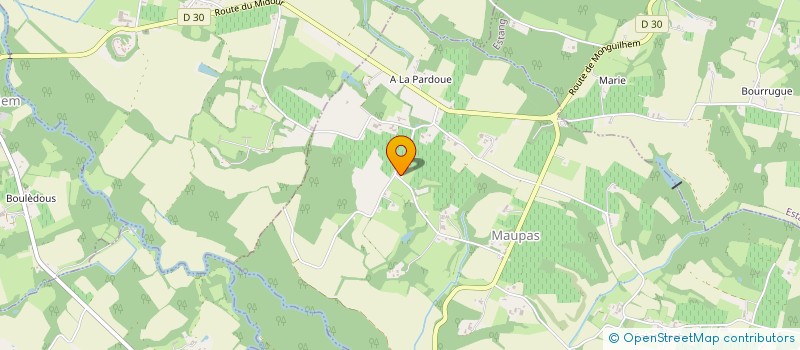 localisation de l'entreprise MADAME CENDRINE LAJUS  MAUPAS
