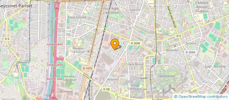 localisation de l'entreprise MADAME CENDRINE MERMIER à GRENOBLE