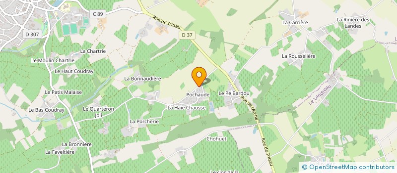 localisation de l'entreprise MADAME CENDRINE PICHOU  LE LOROUX-BOTTEREAU