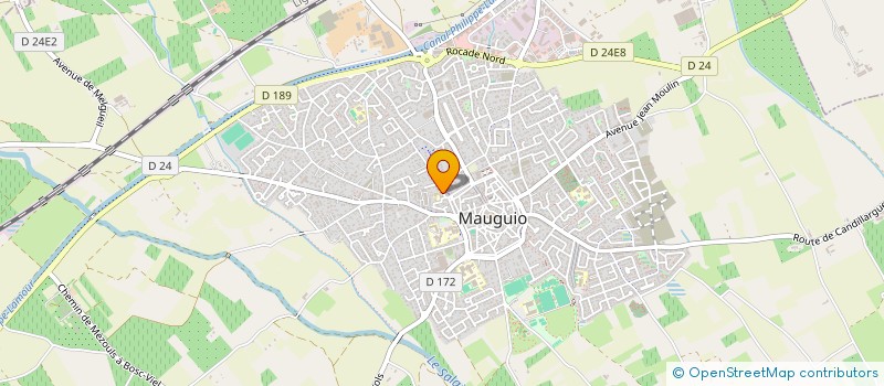 localisation de l'entreprise MADAME CENDRINE RAYNAUD  MAUGUIO