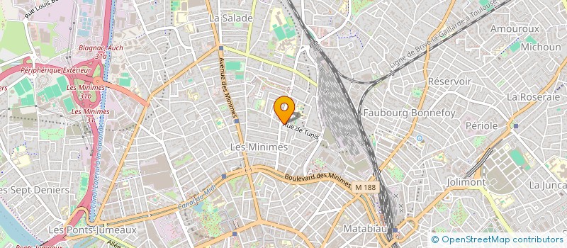 localisation de l'entreprise MADAME CENDRINE RESPAUD à TOULOUSE