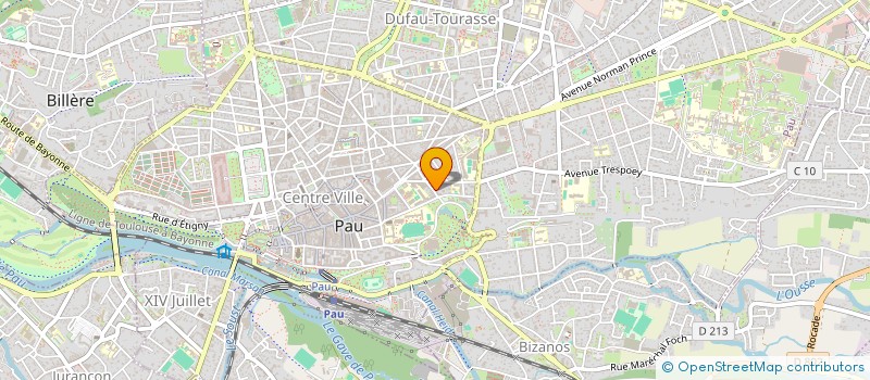 localisation de l'entreprise MADAME CENDRINE ROUFFIAC à PAU