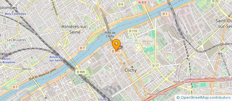 localisation de l'entreprise MADAME CENDRINE TOCK à CLICHY