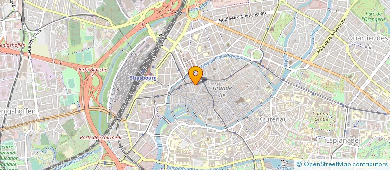 localisation de l'entreprise MADAME CENDRINE WOLF à STRASBOURG