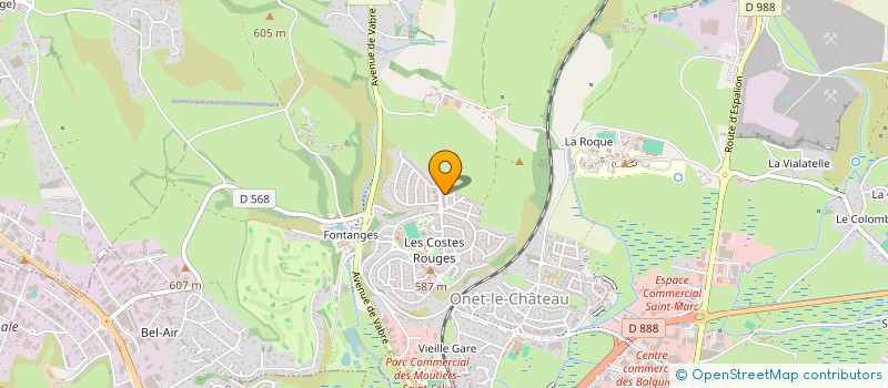 localisation de l'entreprise MADAME CENNET CIMENLI  ONET-LE-CHATEAU