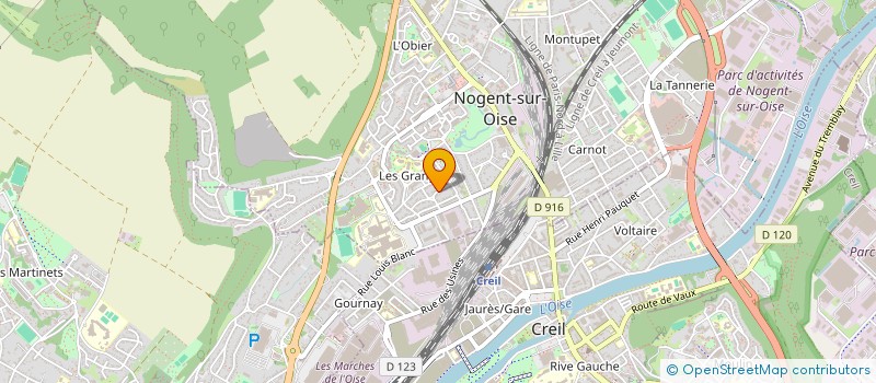 localisation de l'entreprise MADAME CEREN DINC  NOGENT-SUR-OISE