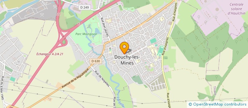 localisation de l'entreprise MADAME CERIMA MEDJAHED à DOUCHY-LES-MINES