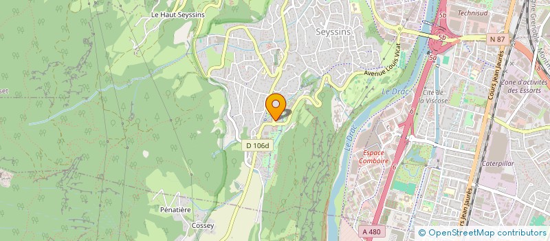 localisation de l'entreprise MADAME CERINE ESSID  SEYSSINS