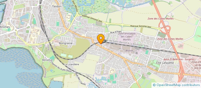 localisation de l'entreprise MADAME CERIS STAFFORD  LA ROCHELLE