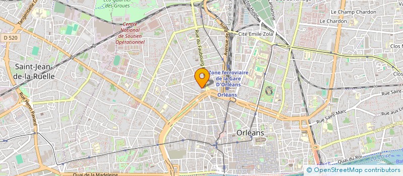 localisation de l'entreprise MADAME CERISE LECLERC à ORLEANS