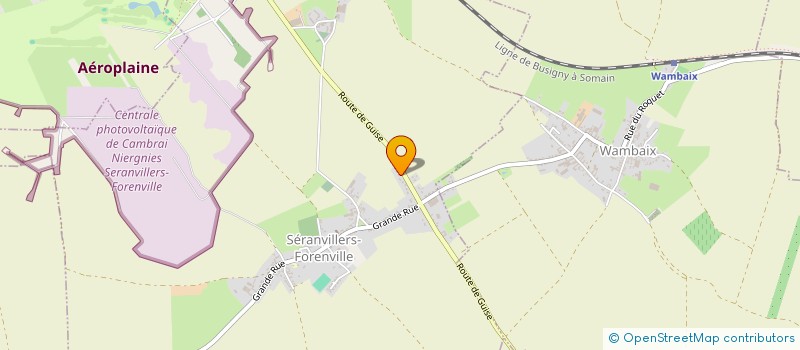 localisation de l'entreprise MADAME CERISE LIENARD à SERANVILLERS-FORENVILLE