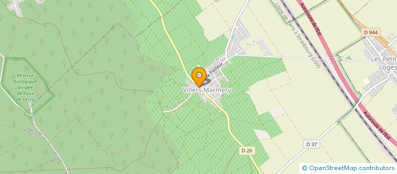 localisation de l'entreprise MADAME CERISE SIMON  VILLERS-MARMERY