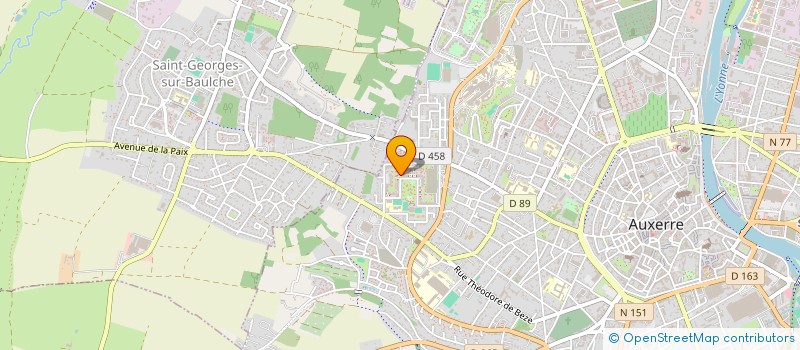 localisation de l'entreprise MADAME CESARIA MBONIGABA à AUXERRE
