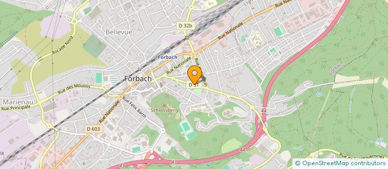 localisation de l'entreprise MADAME CESARINA ERRICA à FORBACH