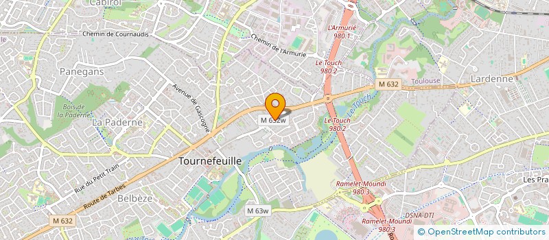 localisation de l'entreprise MADAME CEYLAN BIZZARI  TOURNEFEUILLE