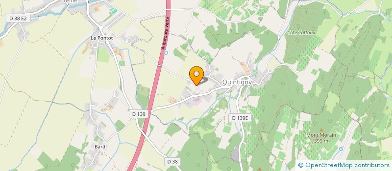 localisation de l'entreprise MADAME CEYLAN TEMUR  QUINTIGNY