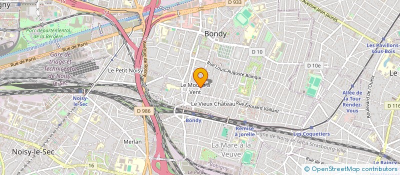 localisation de l'entreprise MADAME CEZARA COJOCARI  BONDY