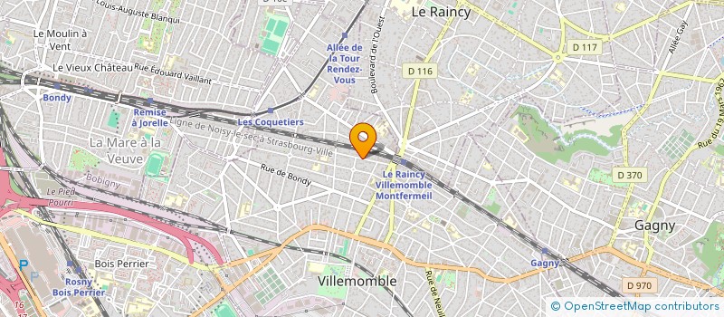 localisation de l'entreprise MADAME CEZARINA CHIRVASE  VILLEMOMBLE