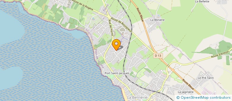 localisation de l'entreprise MADAME CEZERINA ALBUQUERQUE  LA BERNERIE-EN-RETZ