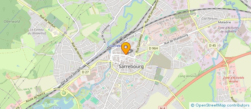 localisation de l'entreprise MADAME CH GEYER à SARREBOURG