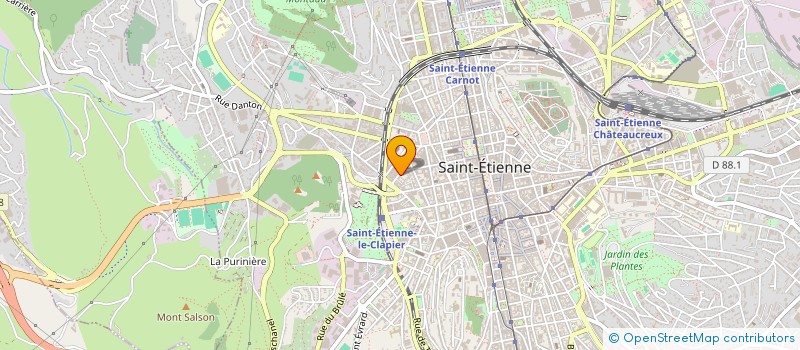 localisation de l'entreprise MADAME CHABANE BENHAMAR à SAINT-ETIENNE