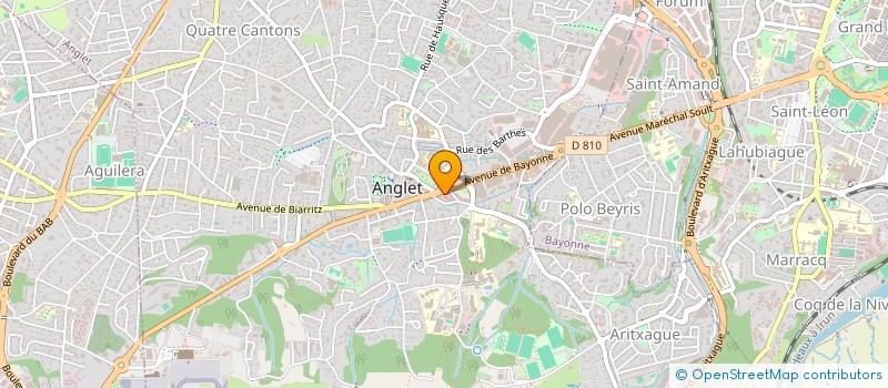 localisation de l'entreprise MADAME CHABARA BENKADDOUR  ANGLET