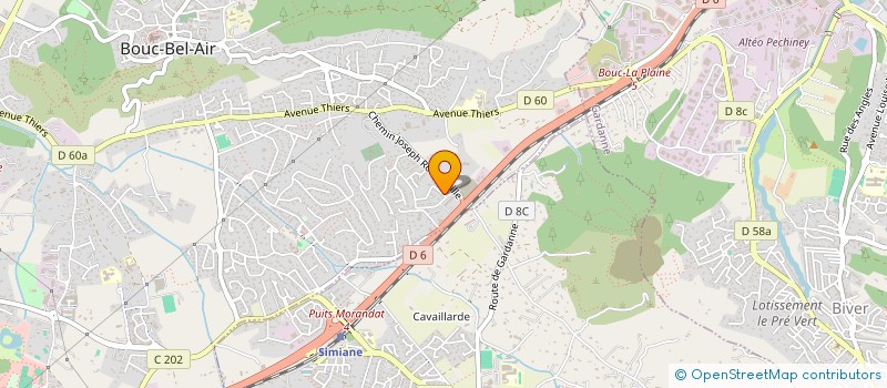 localisation de l'entreprise MADAME CHABHA AZEM  LA SALVETAT-SAINT-GILLES