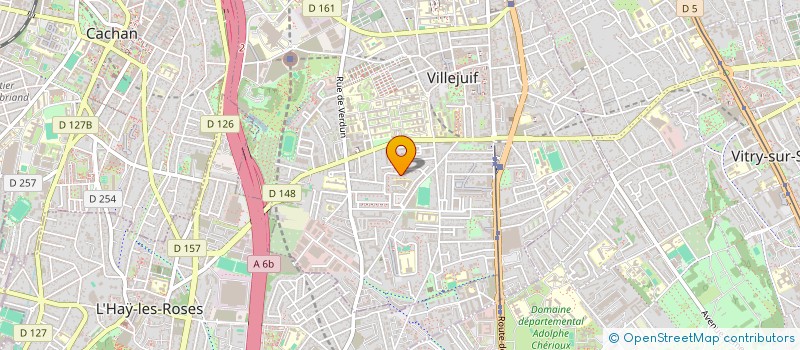 localisation de l'entreprise MADAME CHABHA MENAS  VILLEJUIF