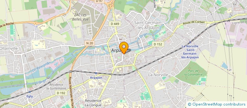 localisation de l'entreprise MADAME CHABINA DJAFFAR à ARPAJON